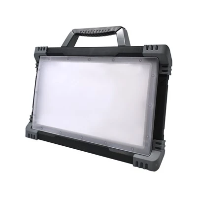 80W مستطیل ڈم ایبل ہینڈ ہیلڈ LED ورک لائٹ (2X ساکٹ)